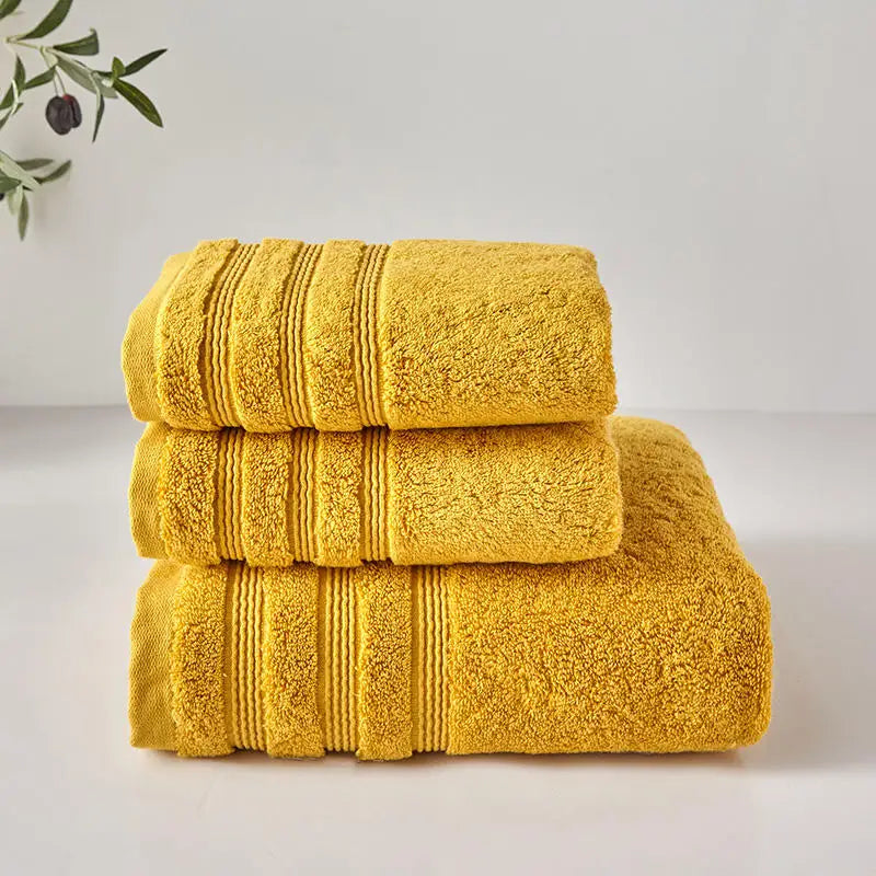 Simple Choice Egyptian Cotton Towel Set (5 colors)