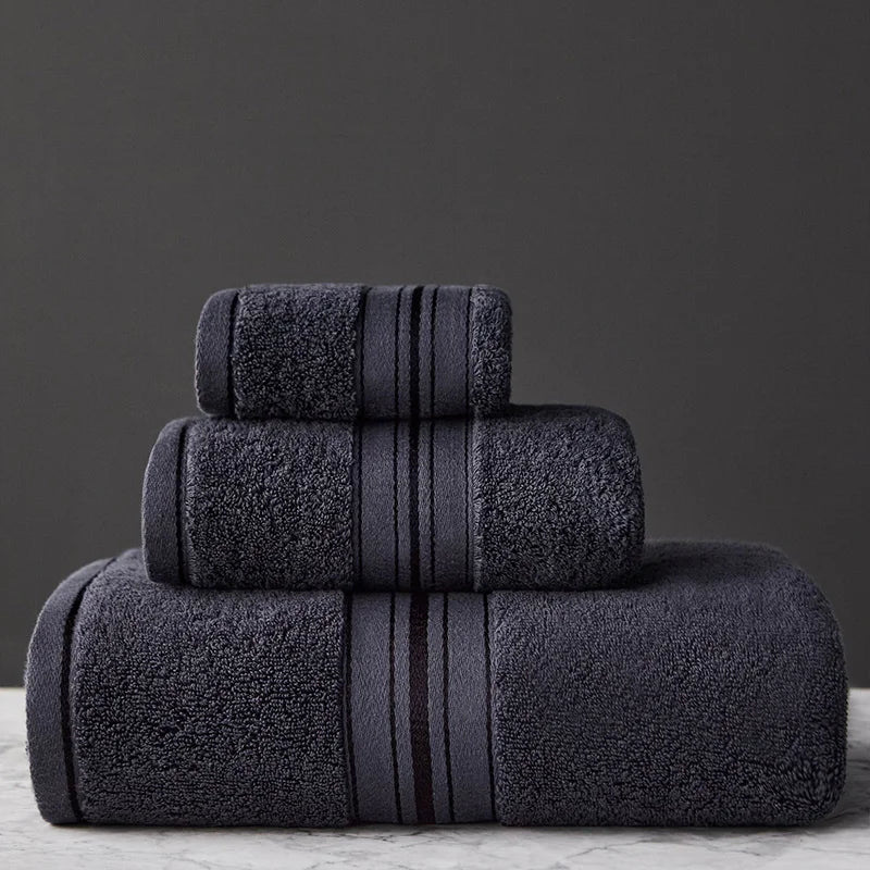 Simple Choice Egyptian Cotton Bath and Face Towels (6 colors)
