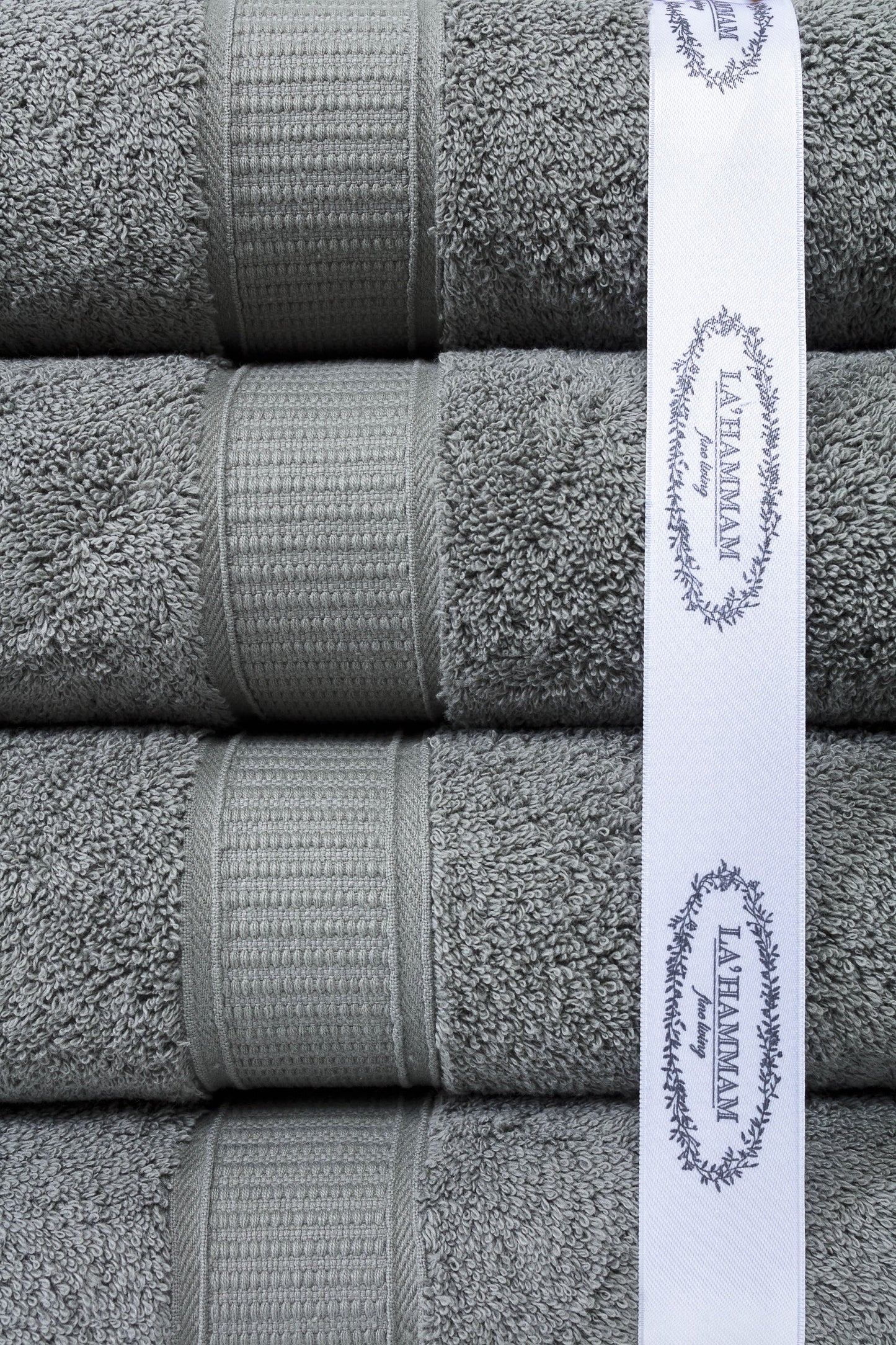 La Hammam's Turkish Cotton Full Bath Towel Set of 6