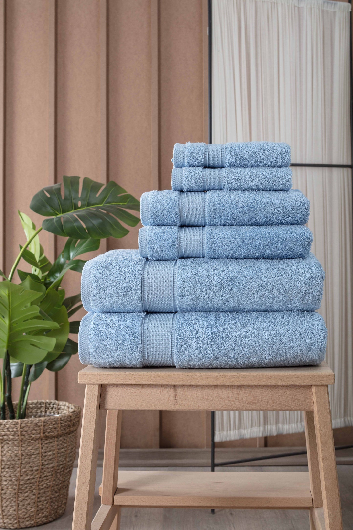 La Hammam's Turkish Cotton Full Bath Towel Set of 6