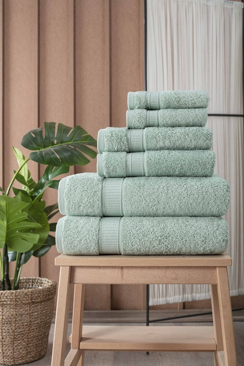 La Hammam's Turkish Cotton Full Bath Towel Set of 6