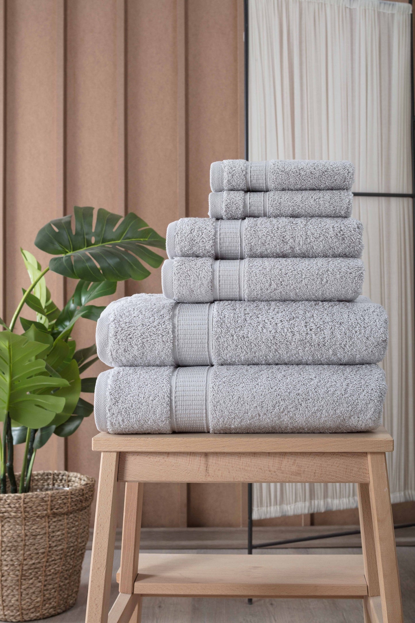 La Hammam's Turkish Cotton Full Bath Towel Set of 6