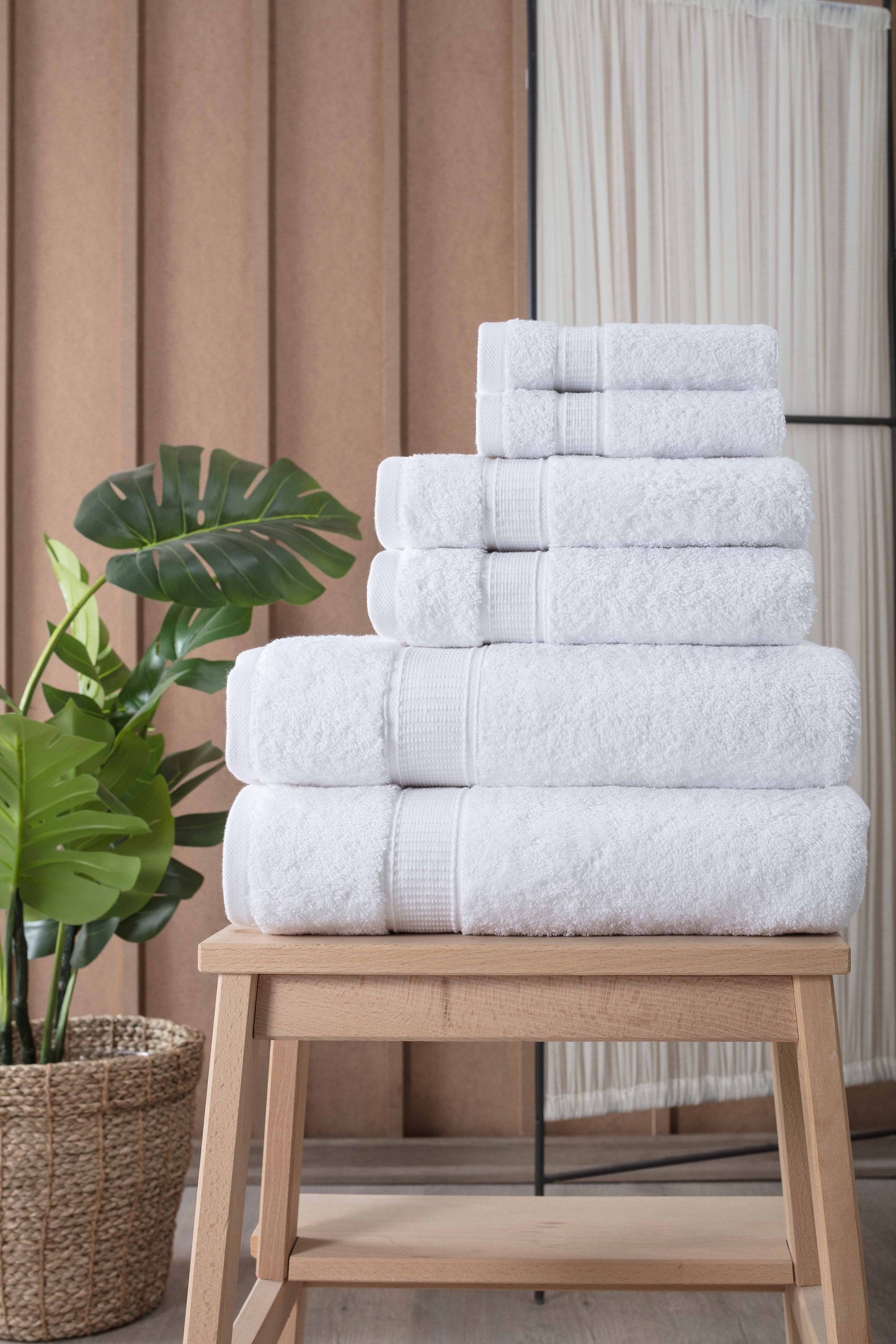 La Hammam's Turkish Cotton Full Bath Towel Set of 6
