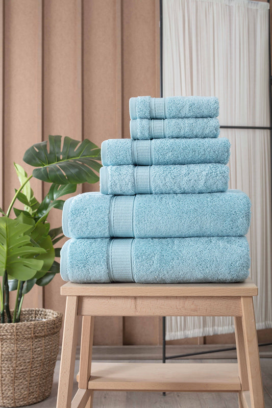 La Hammam's Turkish Cotton Full Bath Towel Set of 6