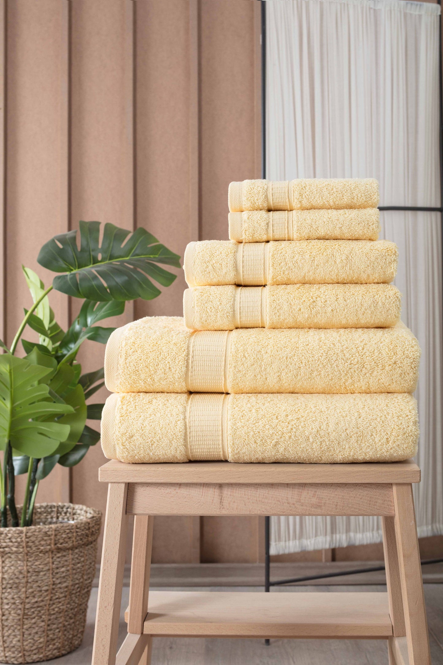 La Hammam's Turkish Cotton Full Bath Towel Set of 6