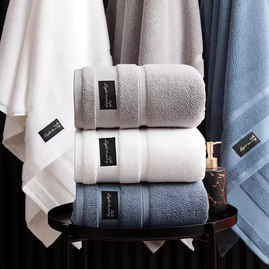Life Light Luxury Pure Sleek Bath Towel (10 colors)